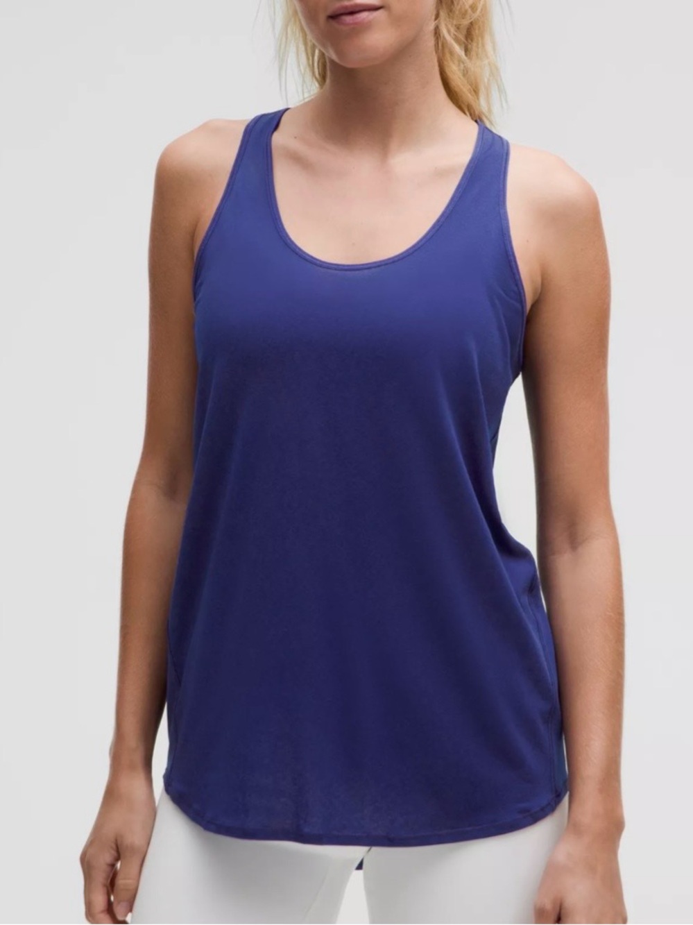 lululemon athletica Essential Tank - Pleated Racerback Tank Top in Larkspur